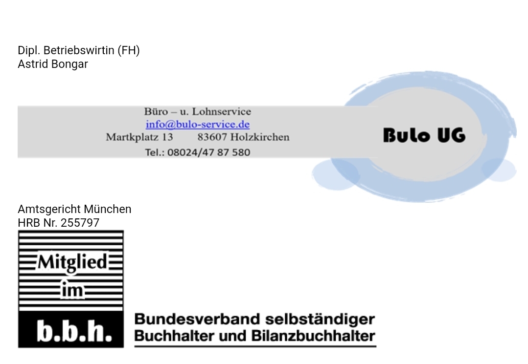 BuLo* UG (haftungsbeschränkt) Astrid Bognar